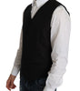 Dolce & Gabbana Black Silk Dress Waistcoat