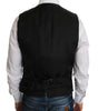 Dolce & Gabbana Black Silk Dress Waistcoat
