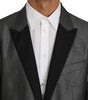 Costume Martini élégant à motifs gris Dolce &amp; Gabbana