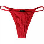 Dolce &amp; Gabbana Red Nylon Stretch Beachwear Swimwear Bottom Bikini