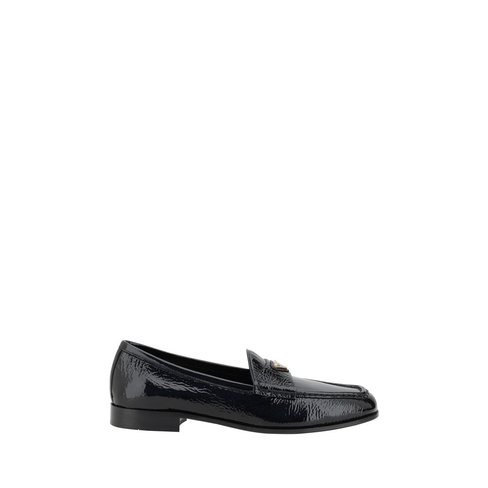 Mocassins à logo Prada