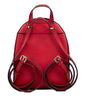 Michael Kors Jaycee Mini XS Leather Zip Pocket Backpack Red