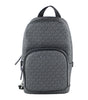 Michael Kors Cooper Medium Black Signature PVC Sling Backpack