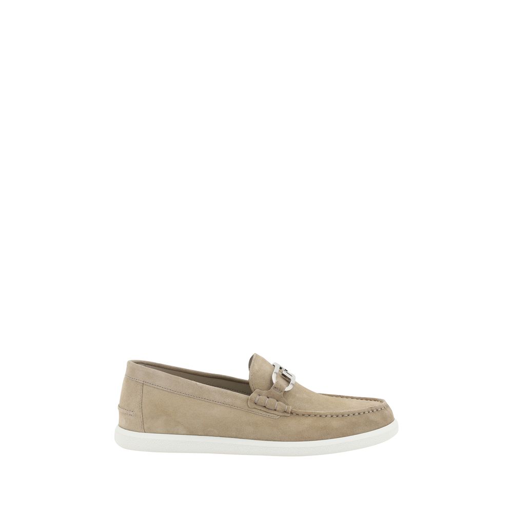 Mocassins en cuir suédé Fendi