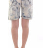 Short en jean délavé en coton bleu D&G Dolce & Gabbana