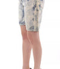 Short en jean délavé en coton bleu D&G Dolce & Gabbana