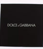 Dolce & Gabbana Silver Brown Raffia Leather Clasp Finder Chain Keyring