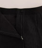 Dolce &amp; Gabbana Black Floral Brocade High Waist Pants