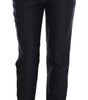 Dolce &amp; Gabbana Black Floral Brocade High Waist Pants