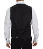 Dolce & Gabbana Black Wool Silk Dress Gilet Jacket Vest