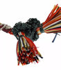 Dolce &amp; Gabbana Multicolor Raffia Leather Clasp Finder Chain Keyring