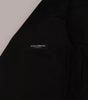 Dolce & Gabbana Black Wool Logo Waistcoat Vest