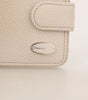Portefeuille de poche avec étui à préservatifs en cuir Dauphine blanc Dolce &amp; Gabbana