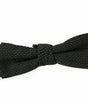 Dolce &amp; Gabbana Gray Pattern Silk Adjustable Neck Bow Tie