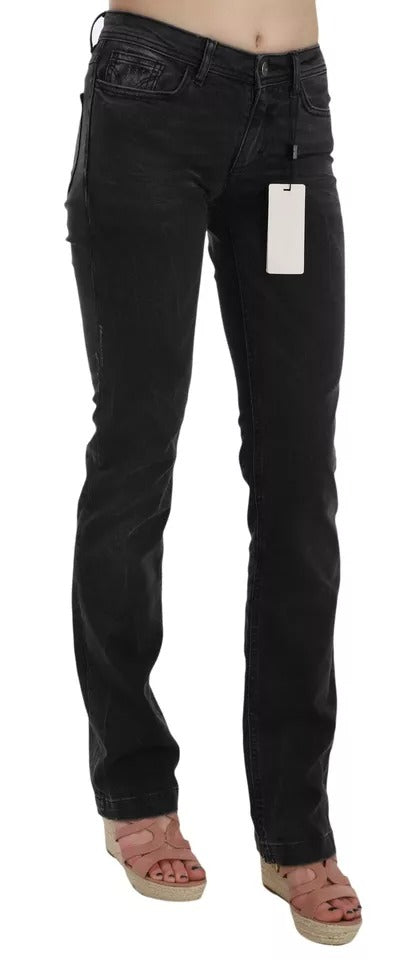Dolce &amp; Gabbana Black Slim Fit Cotton Jeans D&amp;G Pants