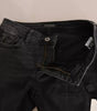 Dolce &amp; Gabbana Black Slim Fit Cotton Jeans D&amp;G Pants