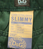 Dolce &amp; Gabbana Green Cotton Corduroys SLIMMY Fit D&amp;G Pants