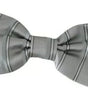 Dolce & Gabbana Light Gray Lining Adjustable Neck Butterfly Bow Tie