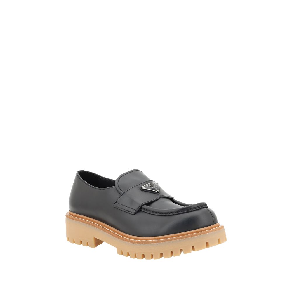 Mocassins en cuir Prada