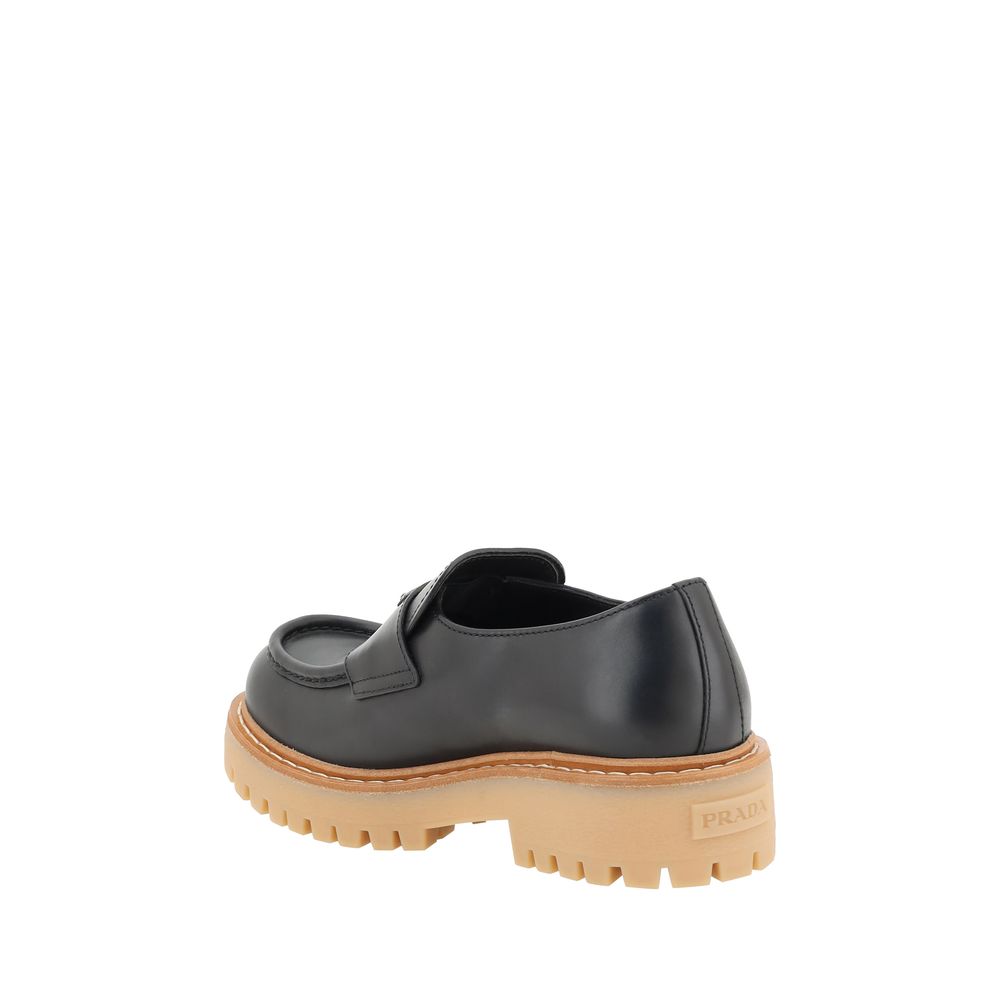 Mocassins en cuir Prada