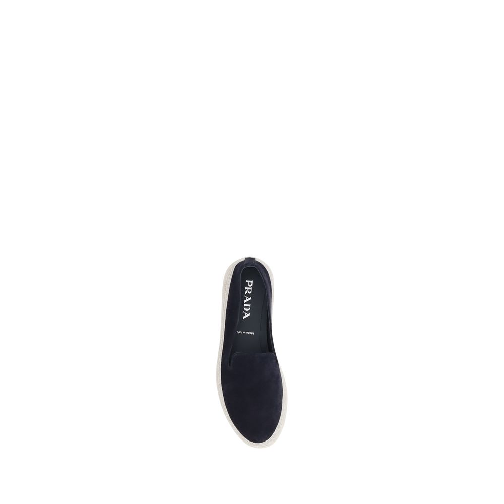 Mocassins en daim Prada
