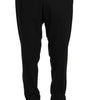 Dolce & Gabbana Black Wool Stretch Dress Trousers Pants
