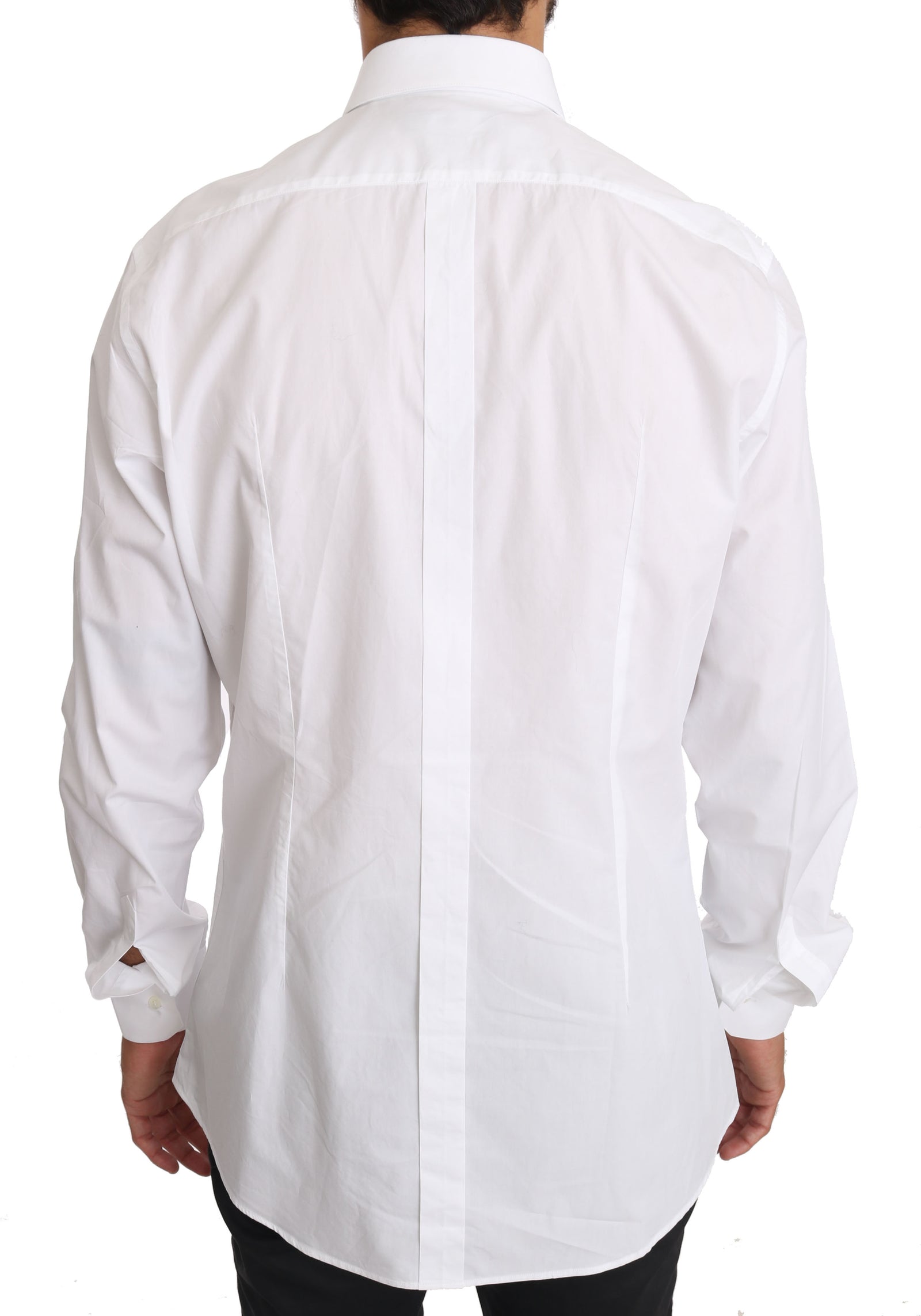 Chemise habillée élégante coupe slim Dolce &amp; Gabbana en blanc pur