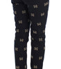 Dolce & Gabbana Elegant Embroidered Slim Fit Denim Jeans