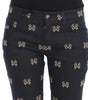 Dolce & Gabbana Elegant Embroidered Slim Fit Denim Jeans