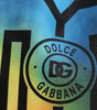 Dolce & Gabbana Multicolor Tie Dye Nylon Logo Print Kids Backpack Bag