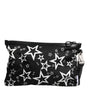 Dolce & Gabbana Black White Stars Pattern Clutch Pouch Bag
