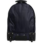 Dolce & Gabbana Blue Red Polyester Kids Back Pack Wheel Suitcase Bag