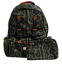 Dolce & Gabbana Green Leopard Nylon Travel Back Pack Bag