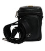 Dolce & Gabbana Black Leather Logo Purse Crossbody Camera Bag