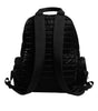Dolce & Gabbana Black Nylon Logo Plaque Travel School Backpack Bag