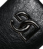 Dolce & Gabbana Black Leather Purse Crossbody Chain Sling Phone Bag