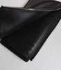 Dolce & Gabbana Black Leather Logo Plaque Neck Strap Card Coin Wallet