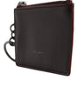 Dolce & Gabbana Brown Calfskin Leather DG Logo Card Holder Wallet