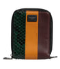 Dolce &amp; Gabbana Multicolor Exotic Leather DG Bifold Card Holder Wallet
