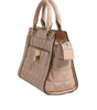 Michael Kors Peach Quilted Leather Logo Crossbody VIVIANNE Messenger Bag