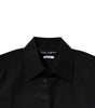 Chemise en soie noire à manches longues Dolce &amp; Gabbana