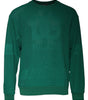 Dolce & Gabbana Green Logo Nylon Crew Neck Pullover Sweater