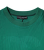 Dolce & Gabbana Green Logo Nylon Crew Neck Pullover Sweater