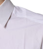 Chemise blanche à manches longues en coton Dolce &amp; Gabbana, couleur dorée