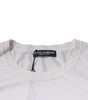 Dolce & Gabbana White Silk Crew Neck Men Pullover Sweater