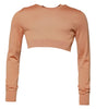 Dolce & Gabbana Beige Wool Crewneck Pullover Cropped Sweater