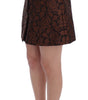 Dolce &amp; Gabbana Elegant Brocade Bubble Skirt