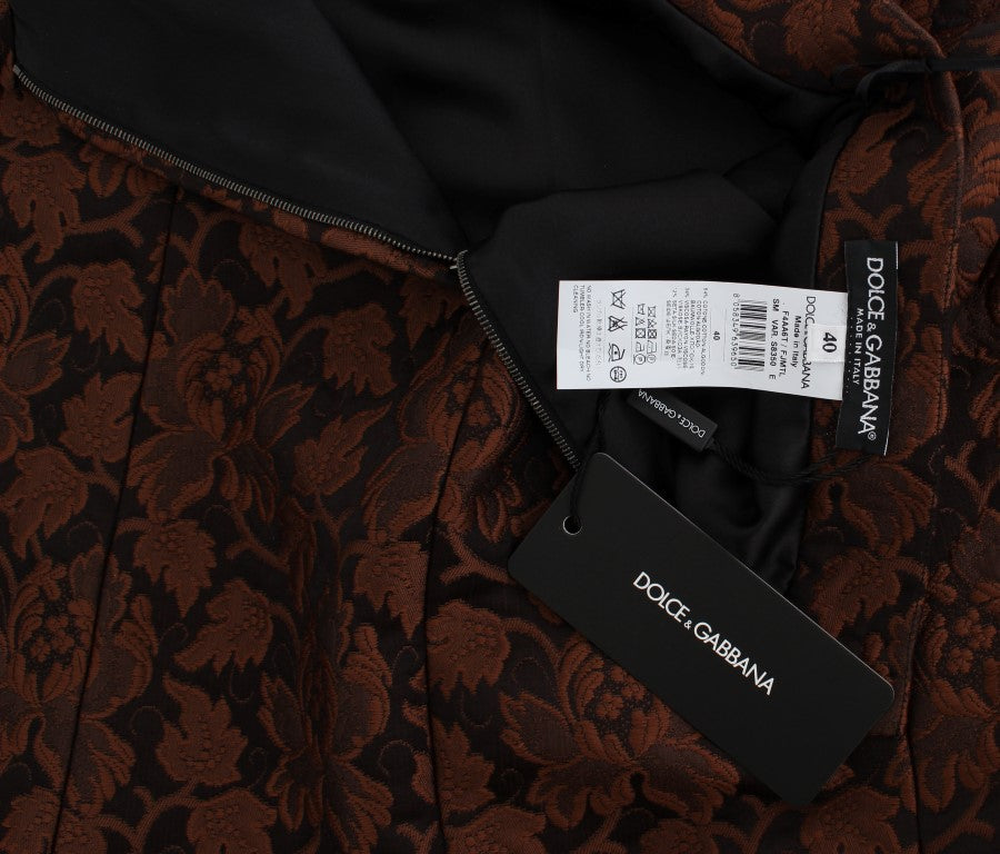 Dolce &amp; Gabbana Elegant Brocade Bubble Skirt