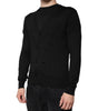 Dolce & Gabbana Black Cashmere Button Down Cardigan Sweater