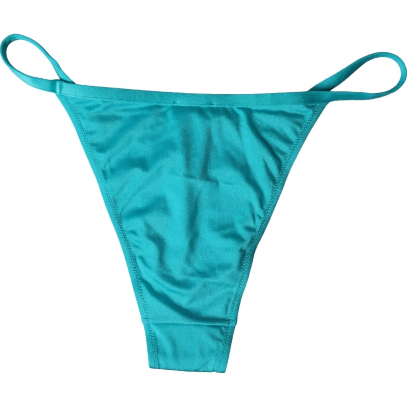 Bas de bikini en nylon bleu vert Dolce &amp; Gabbana